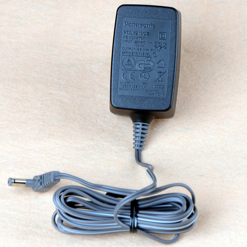 Panasonic cordless phone power adapter 6.5V 500MA ( instead of 5.5V500MA model PNLV226)